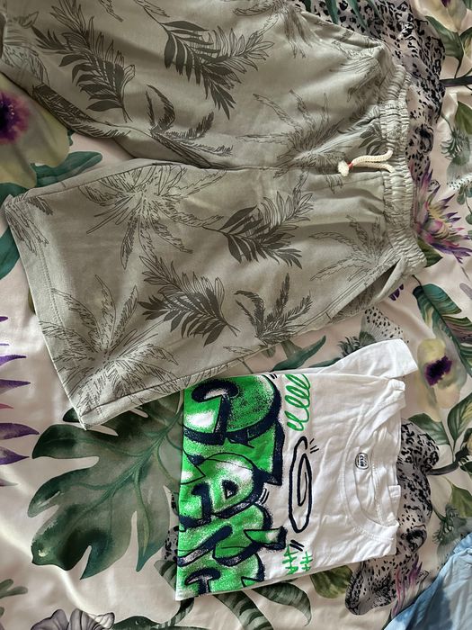 Ubrania 164 spodenki t-shirty 6 sztuk