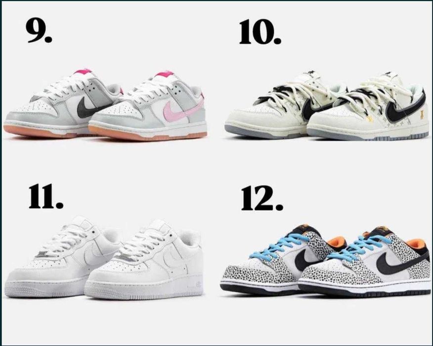 УСІ МОДЕЛІ Nike SB Dunk Low / Найк СБ Данк / Форси Данки / Jordan / Travis Scott / Кросівки Найк / БЕЗ ПРЕДОПЛАТИ / ОЛХ Доставка / Всі розміри 36-46