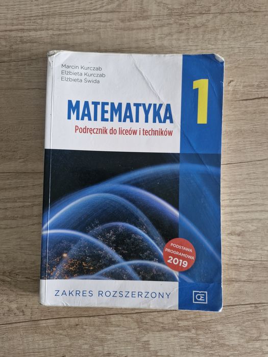 Matematyka 1  podręcznik do liceów i techników zakres rozszerzony
