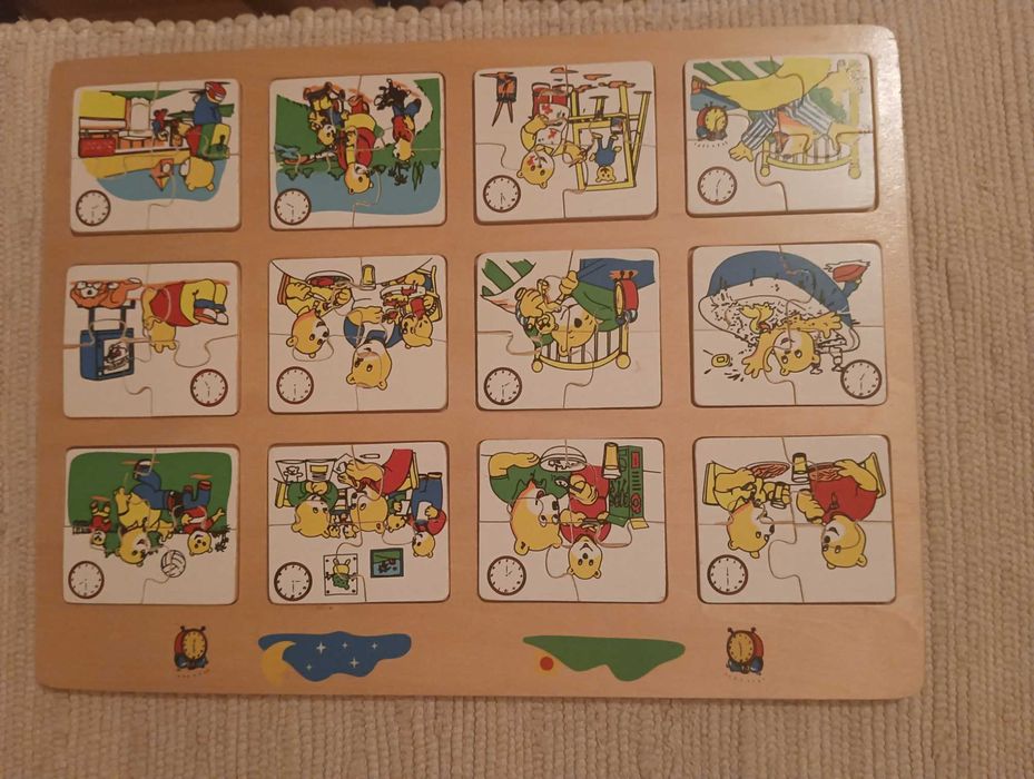 4 Jogos Didáticos em Madeira usados em Muito Bom Estado Valor Unit.