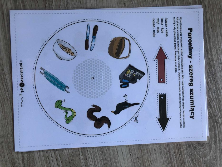 Pomoce logopedyczne. Zagadki.