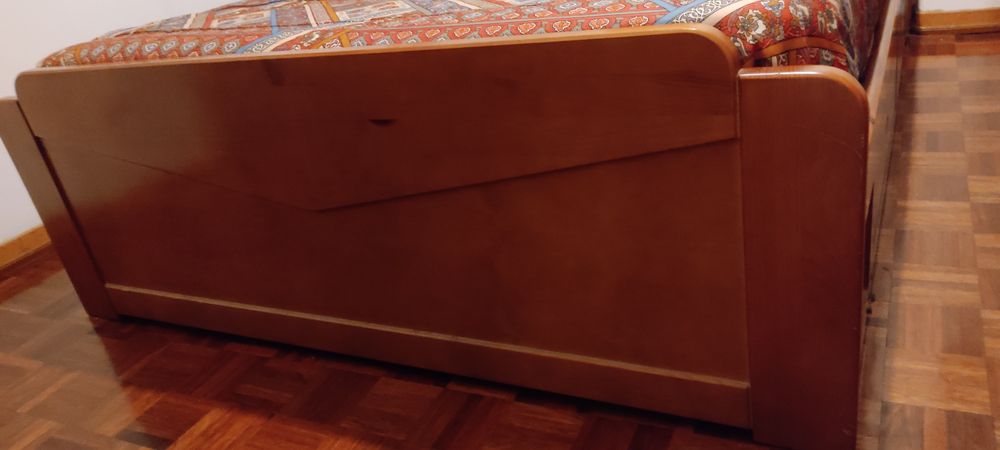 Cama pinho mel c/gavetões