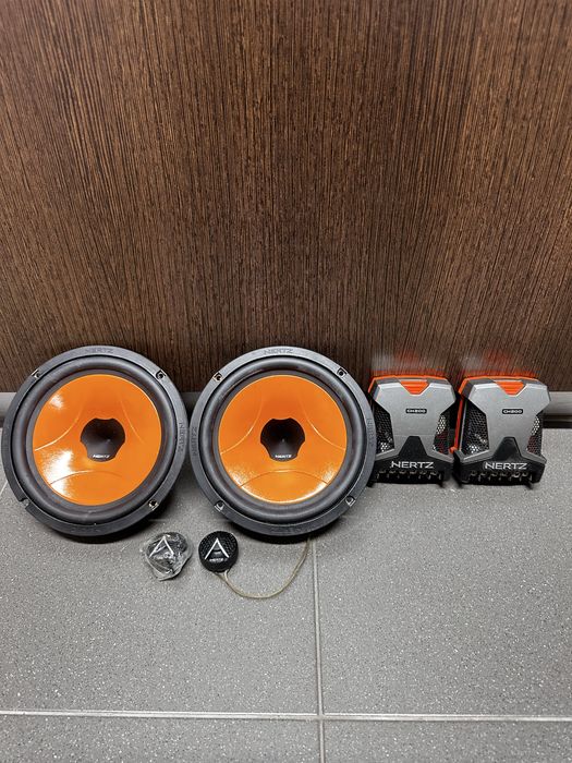 Sistema Hertz 2 Vias — 2x EV 165 + Tweeters + Crossovers
