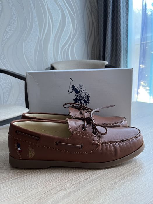 Продам шкіряні мокасини U.S. Polo Assn. SAIL