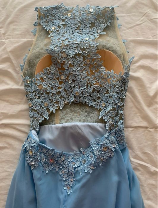 Vestido de Cerimónia Azul
