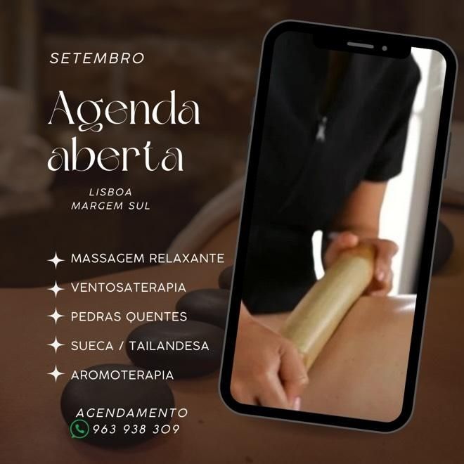 Massagem Relaxante - Ventosas