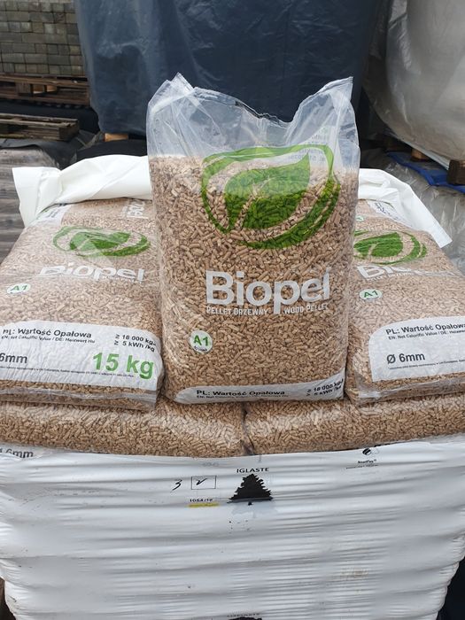 Pellet sosnowy Biopel Olczyk Karoń Igła Król Lasu Task  dębowy