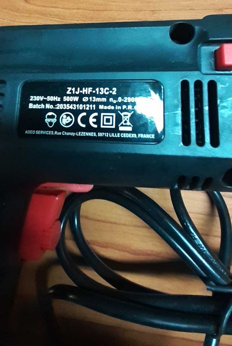 Berbequim elétrico novo com bucha até 13mm