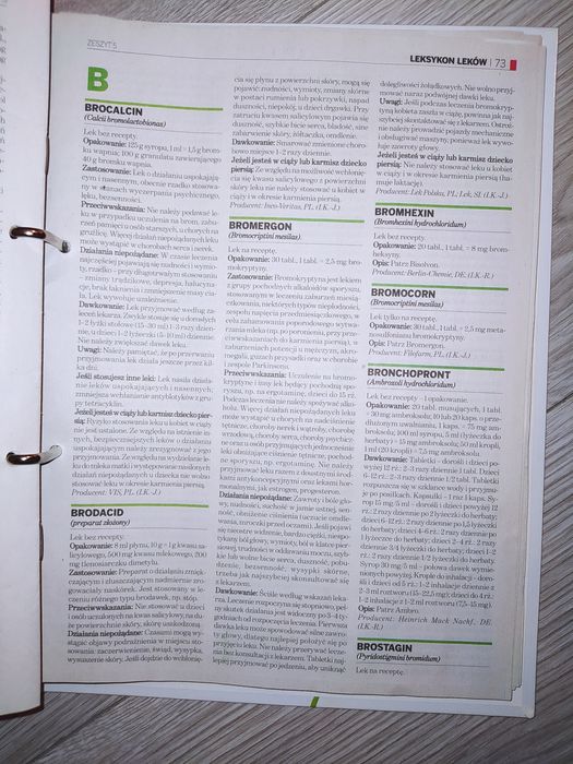 Leksykon leków segregator oddam