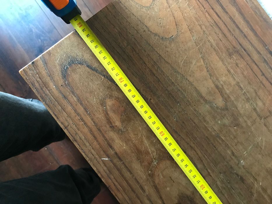 secretária de madeira vintage