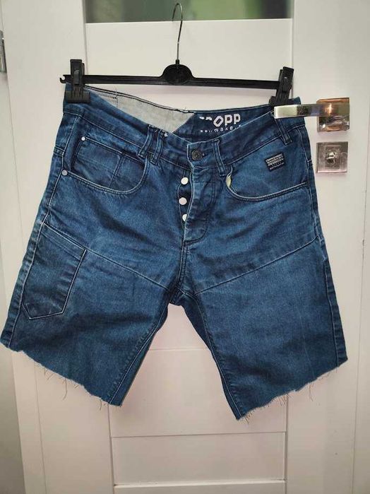 szorty dżinsowe Cropp rozmiar 32 (M) custom DIY postrzępione
