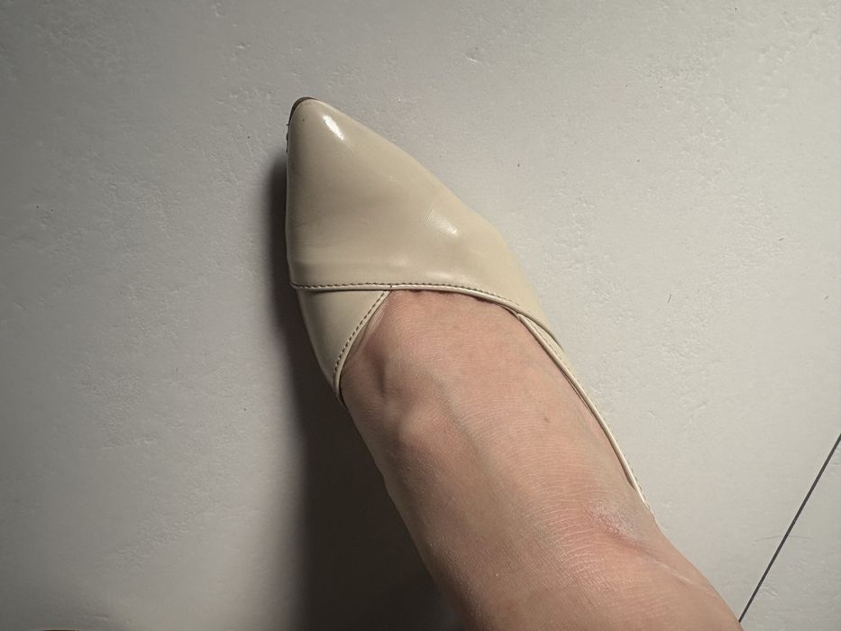 Buciki lakierowane damski 38- 24,5 cm