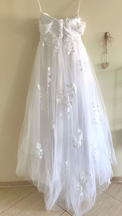 Suknia ślubna boho linia-A wesele 46 XXXL, 52 6XL, 54 7XL