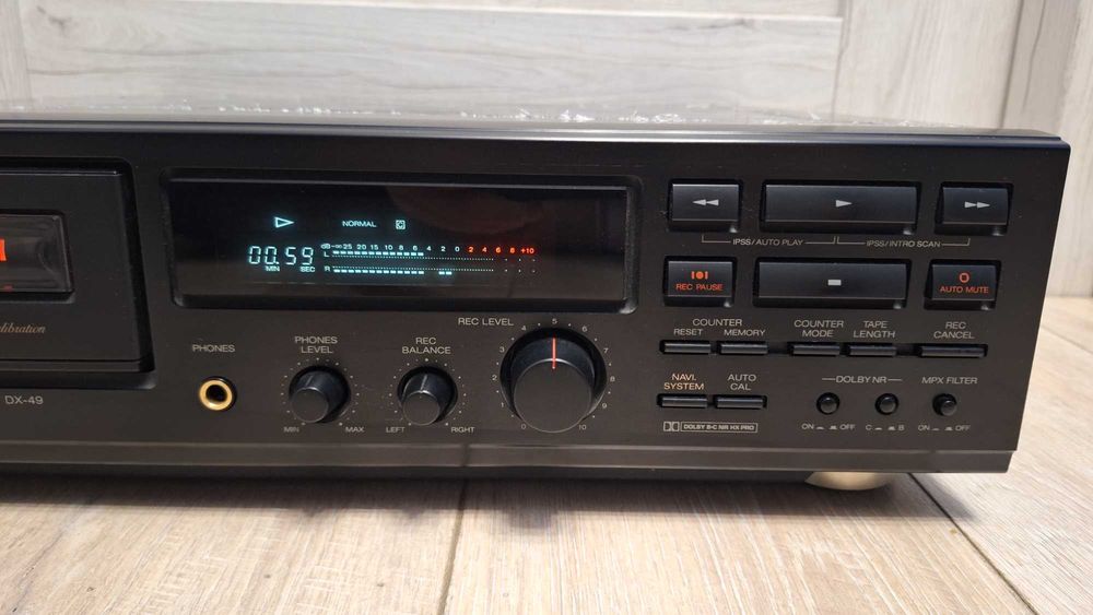 Odtwarzacz Magnetofonowy AKAI DX-49 ! CZARNY ! IDEALNY STAN! Okazja