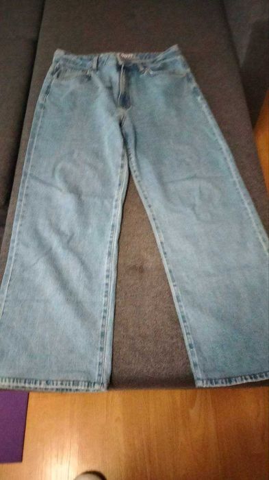 Джинси широкі, висока посадка,  C&A, розмір 42
