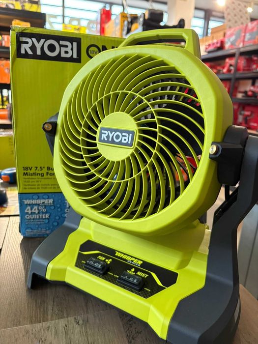 Wentylator akumulatorowy z funkcją MGIEŁKI RYOBI 18V PCL851B