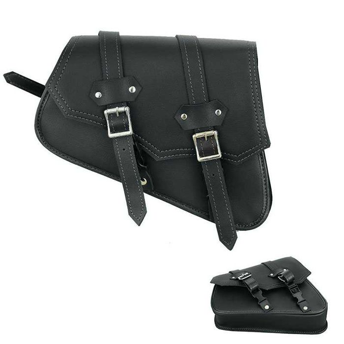 Alforje de couro para moto (entrega gratuita)