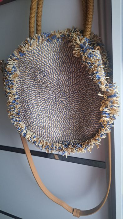 Torebka pleciona ze słomy Orsay