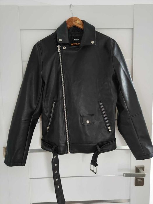 Czarna ramoneska Pull&Bear rozmiar S Punk Grunge HIPHOP