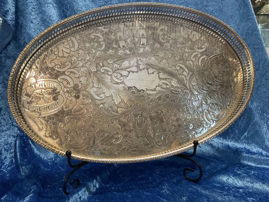 Bandeja grande casquinha inglesa com 38x25 cm   Anúncios abaixo