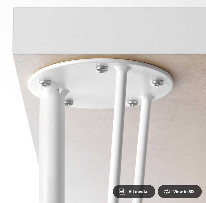 4 Pernas de mesa Krille Ikea