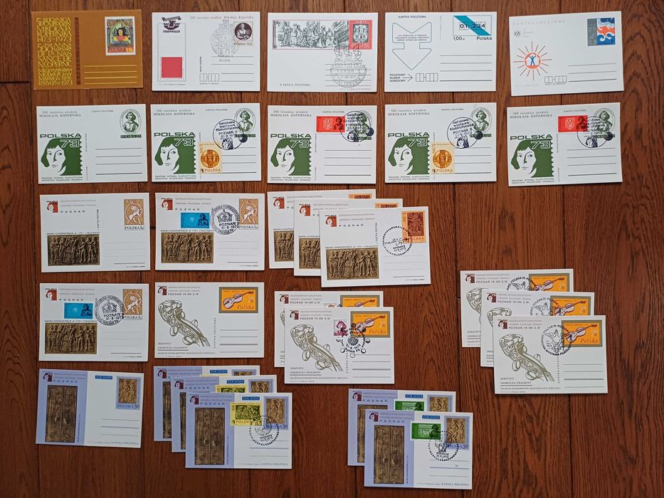 Kartki pocztowe - całostki - 1973 rok