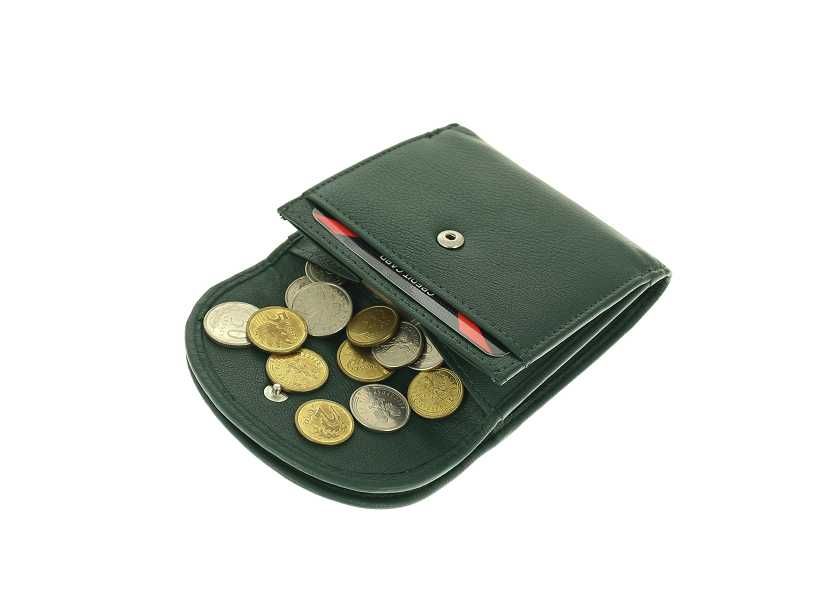 Skórzany portfel damski portmonetka damska skóra naturalna RFID