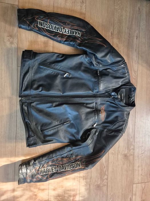 Casaco pele Harley Davidson tamanho M