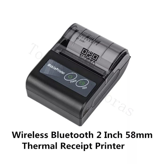 58mm Portable Thermal Receipt Printer with Bluetooth and QR Code64584409058690121