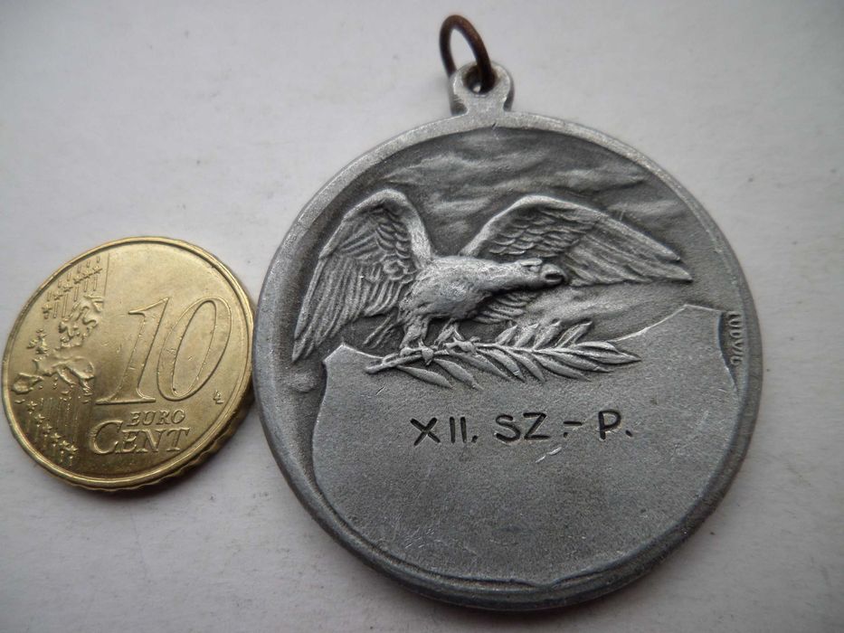 Medalha / Pendente para identificar.  Aluminio.