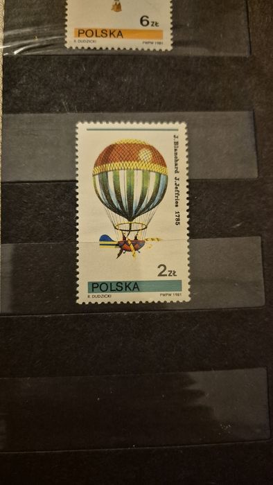Seria znaczków sport balonowy