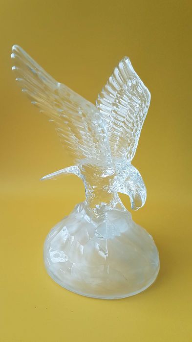 Águia em Cristal ( 22 cm )