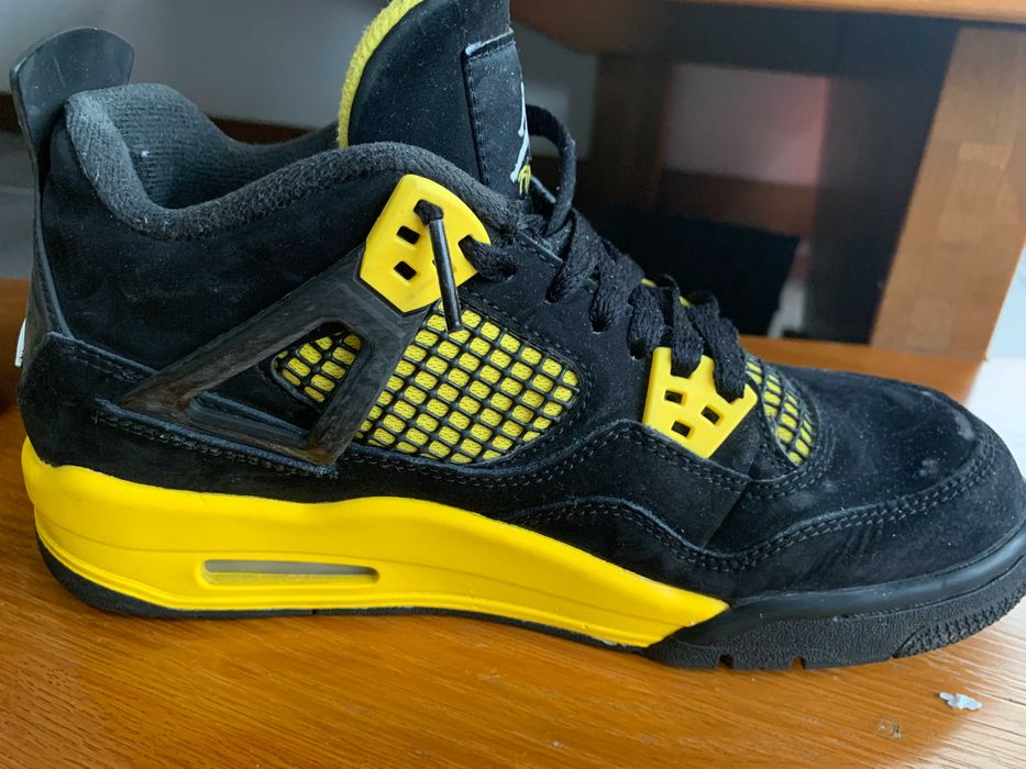 Buty Nike Jordan 4 Thunder Yellow rozmiar 38,5 z bluzą w gratisie