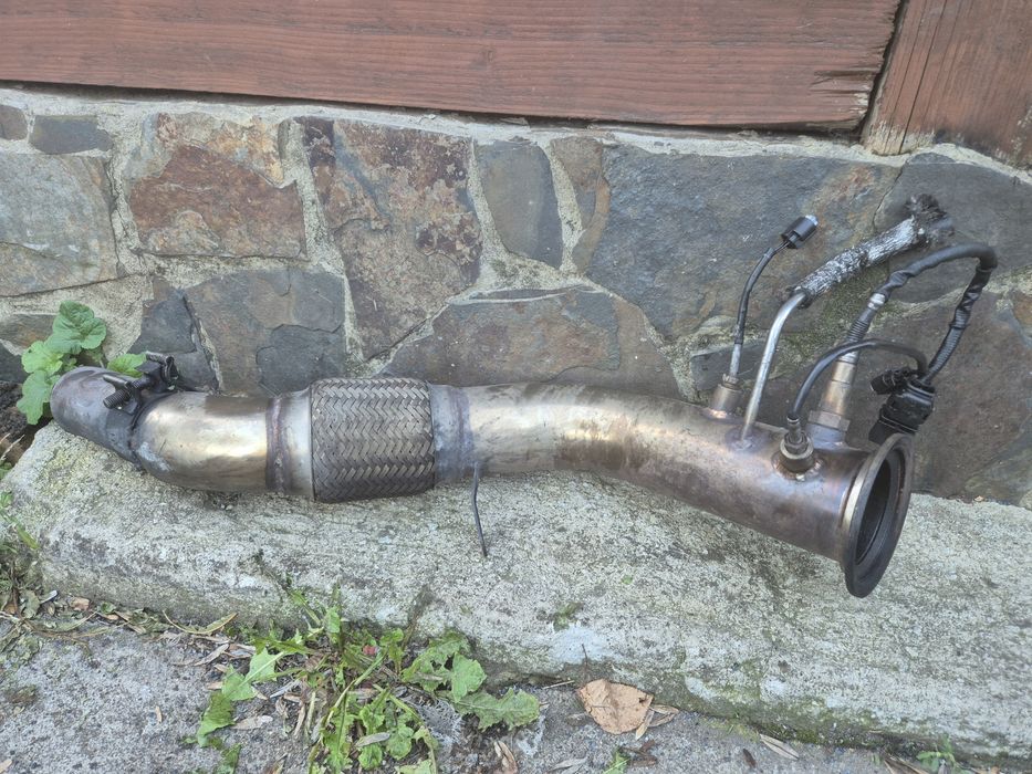 Downpipe BMW E60 E61 525d 525xd 530d 530xd M57N2 nierdzewka