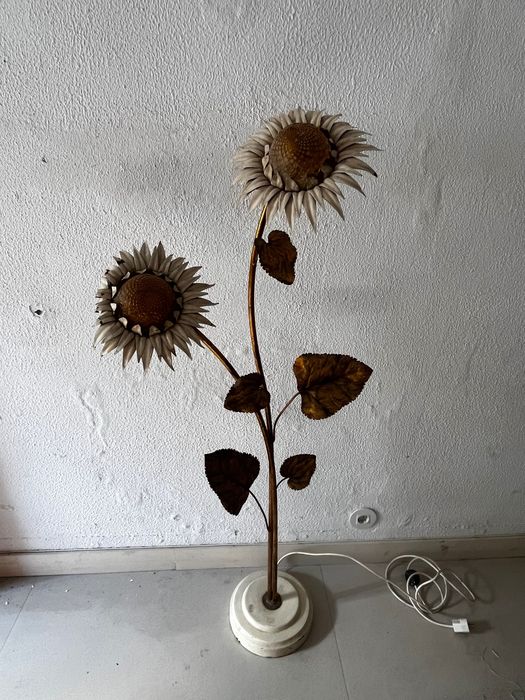 Candeeiro francês de bronze dos anos 50