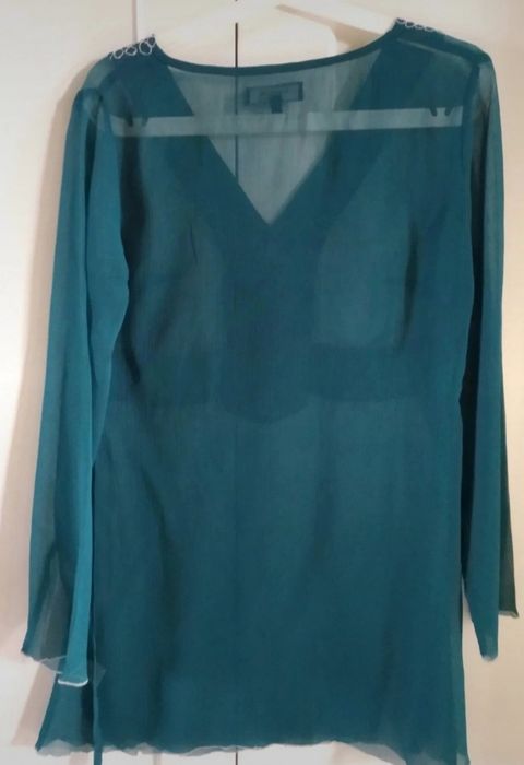 Claire.dk bluzka / tunika damska mgielka r.38