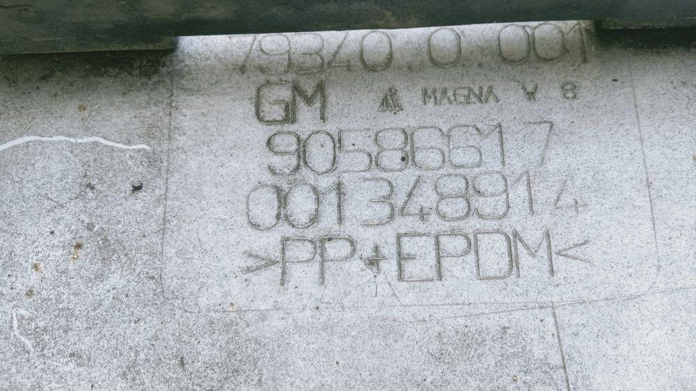 Parachoques Opel Vectra B para choques 1999