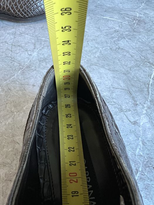 Dolce gabbana туфли мужские кожа крокодила 40