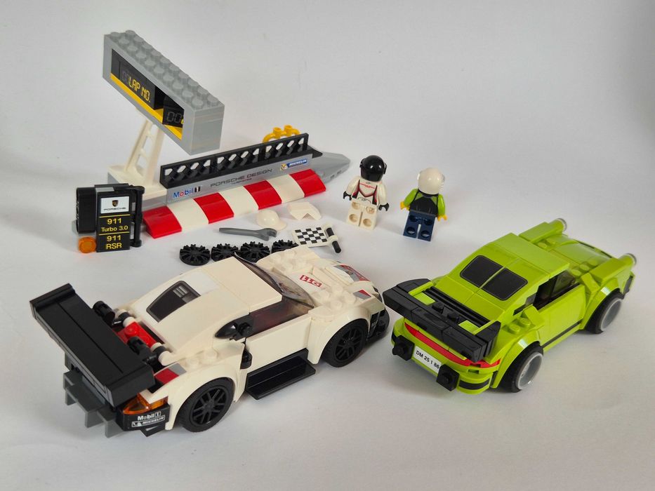 Lego SPEED CHAMPIONS 75888 Porsche 911 RSR + 911 Turbo - 2018 - 2 figurki