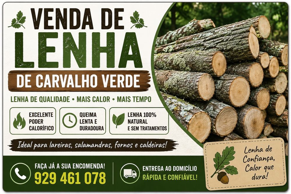 Vendo lenha de Carvalho
