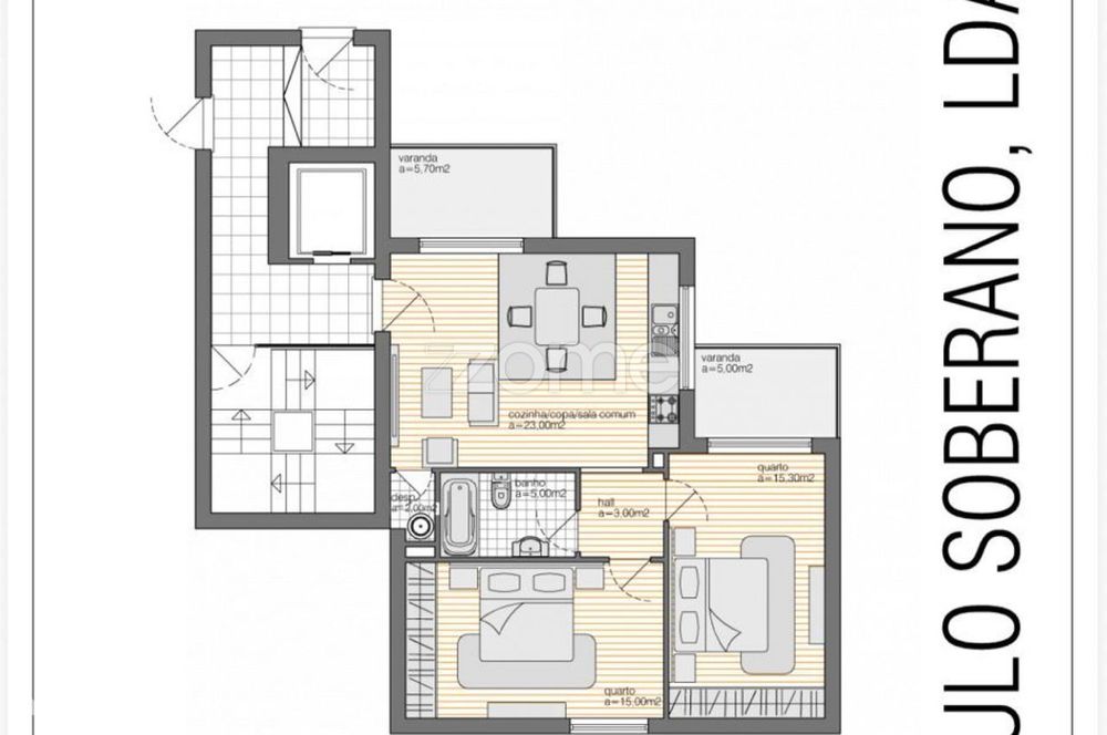 Apartamento T2 no Basto´s Garden Residences em Cabeceiras de Basto