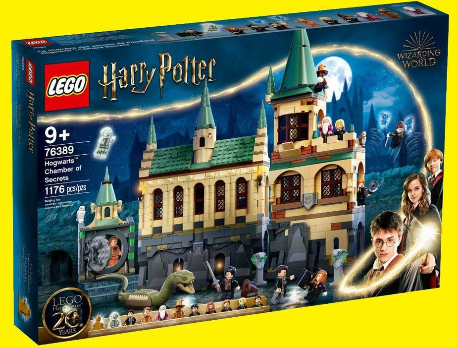 Lego Harry Potter kompletna kolekcja złote figurki 20 lecie serii MISB