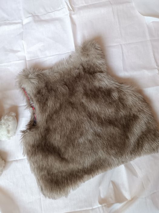 Futerko kamizelka bezrękawnik dla dziewczynki h&m 10 / 12 lat