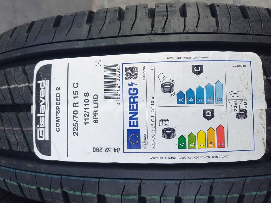 Резина літня. НОВА 225/70 R15C Gislaved Com*Speed  2