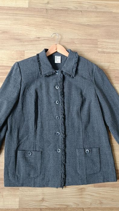 Garnitur damski zestaw garsonka spódnica ołówkowa marynarka wełna