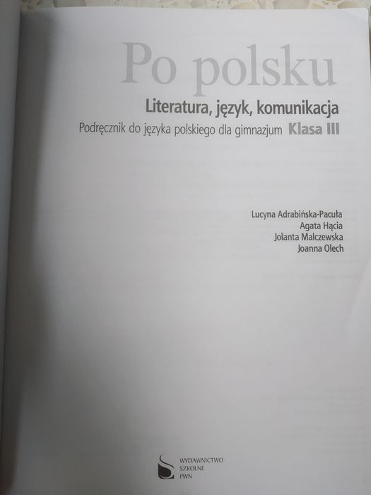 Po polsku, Literatura, język, komunikacja