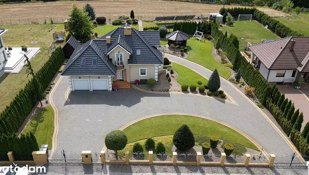 Luksusowa willa 200m2 /6 pokoi/ piękna zagospodarowana działka 2488m2