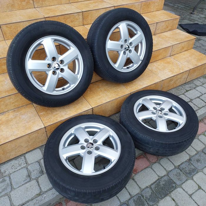 Oryginalne Alufelgi SKODA 15 5x100 Volkswagen/Seat/Audi