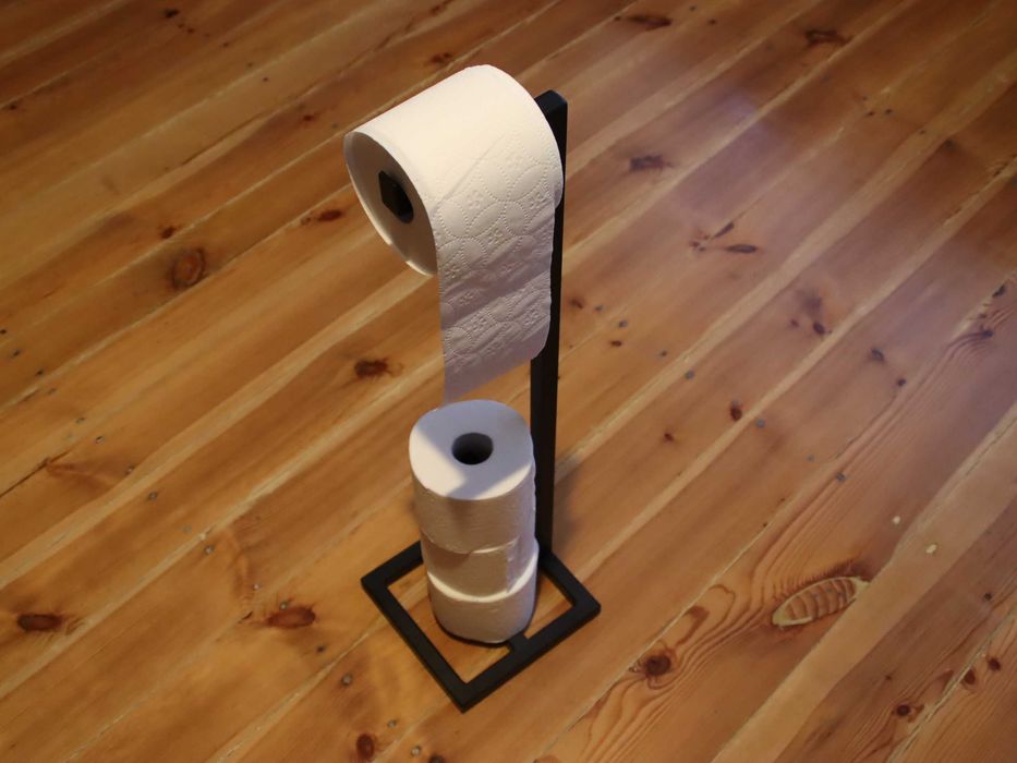 Stojak metalowy Loft na papier toaletowy