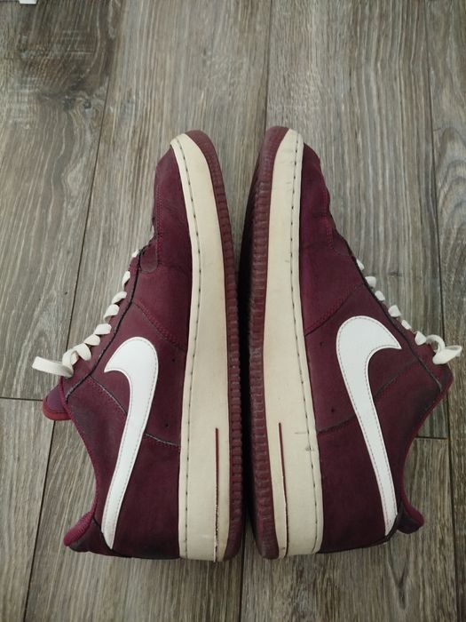 Buty Air Force 1 44,5 Bordowe
